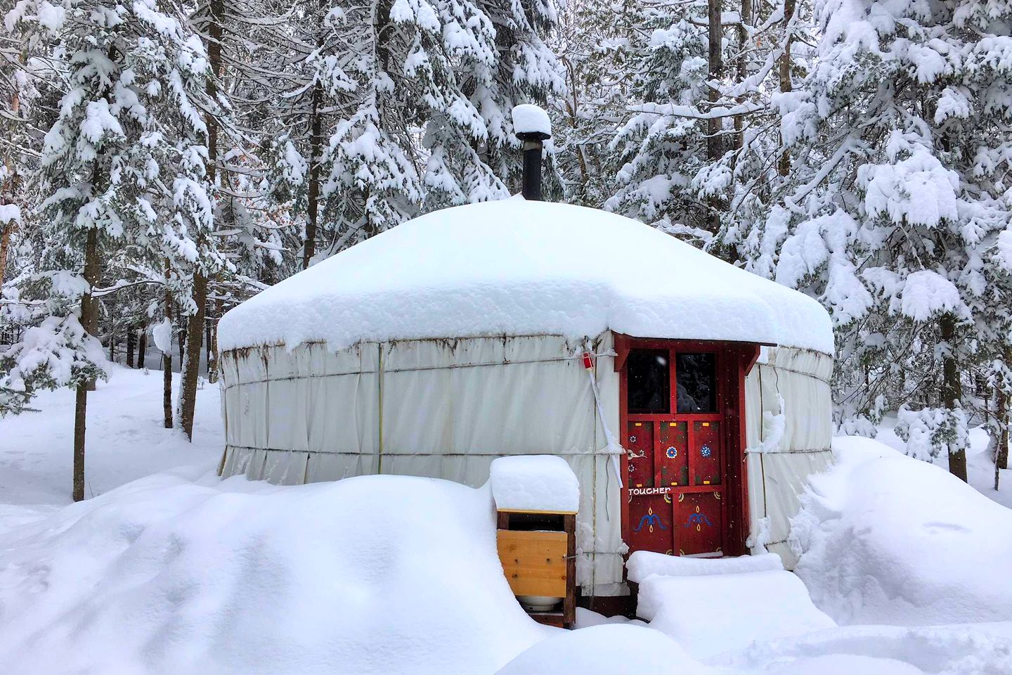Yurts (Piopolis, Quebec, Canada)