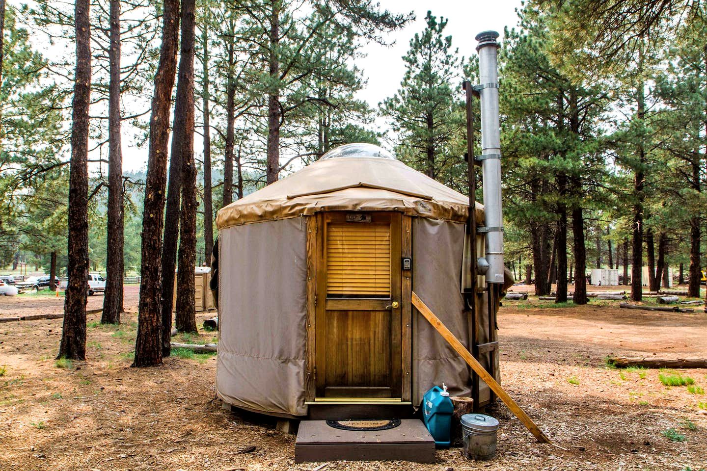 This Flagstaff yurt is great for glamping in Arizona