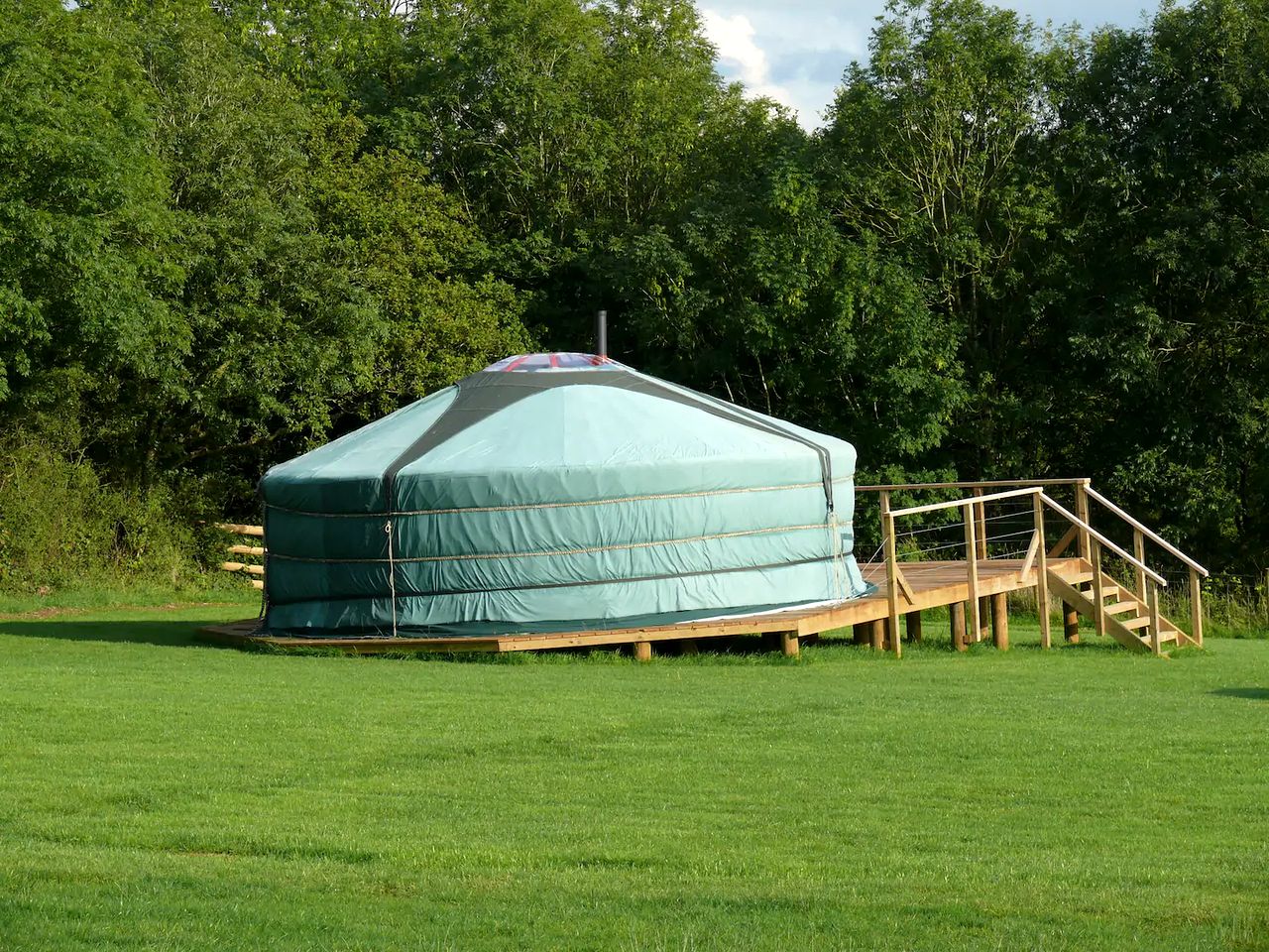 This Mongolian yurt is perfect for glamping in Devon