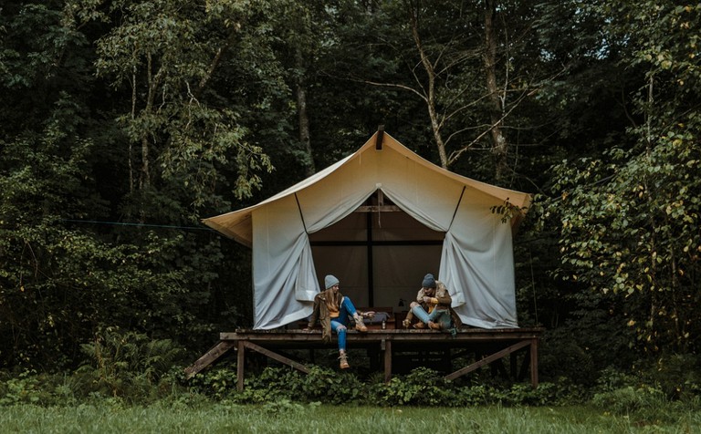 Tents (Sigulda, West Latvia, Latvia)