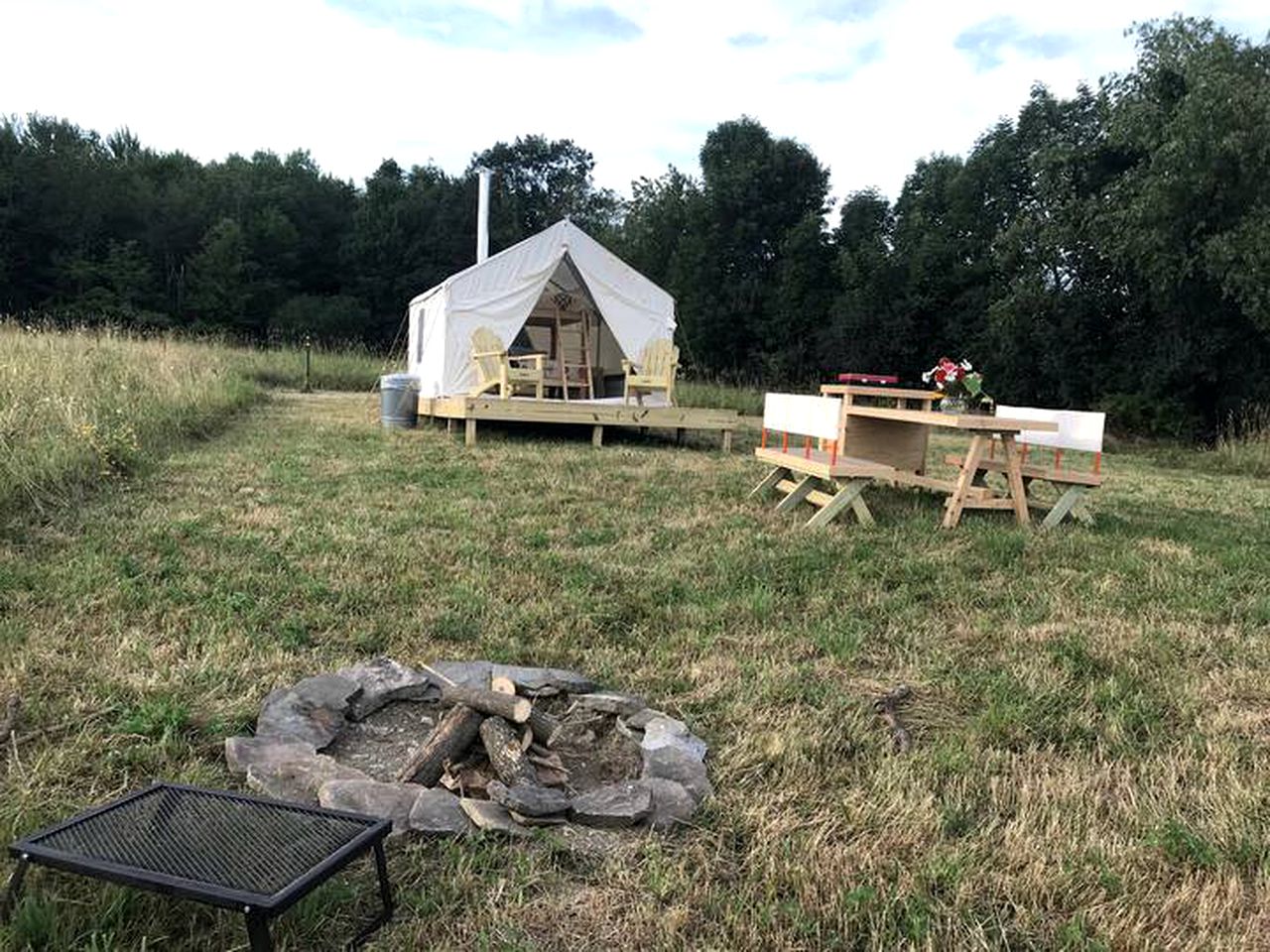 This gorgeous New York glamping retreat near the Adirondacks is the perfect nature getaway.