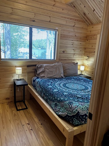Water View Glamping Cabin on Trickey Pond for a Maine Adventure | Cabins (Naples, Maine, United States of America)
