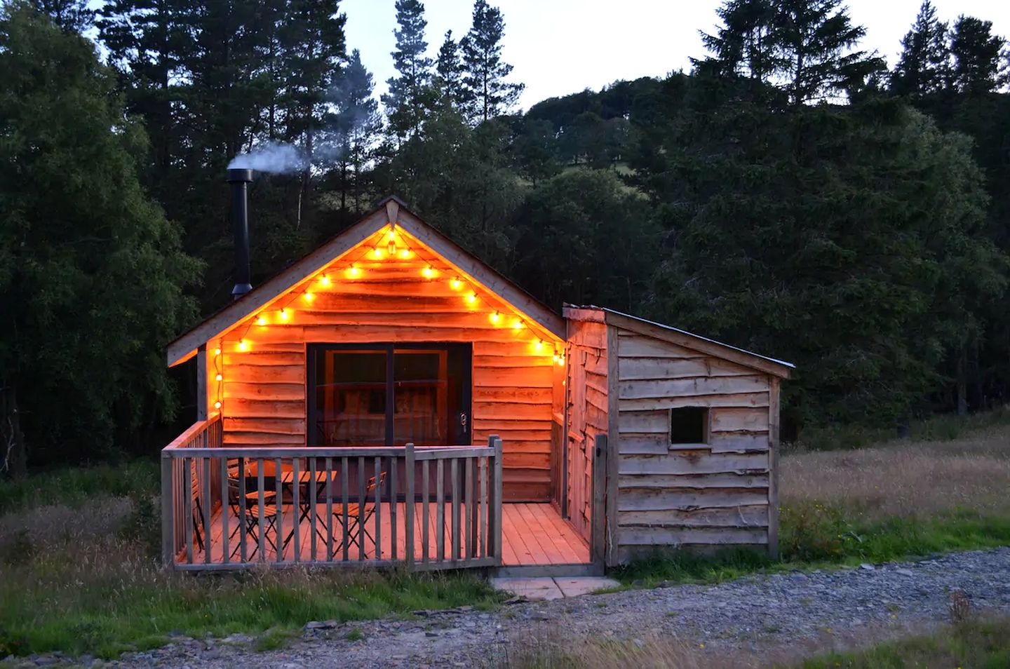 UK holiday cabin for glamping in Wales