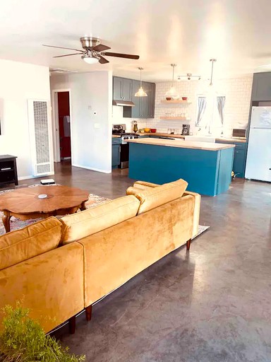 Interior of Joshua Tree retreat, CA.