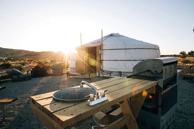 Yurts (United States of America, Twentynine Palms, California)