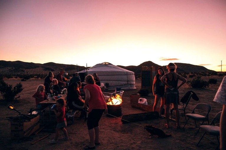 Yurts (United States of America, Twentynine Palms, California)