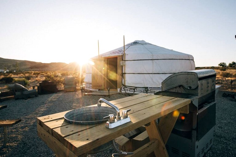 Yurts (United States of America, Twentynine Palms, California)