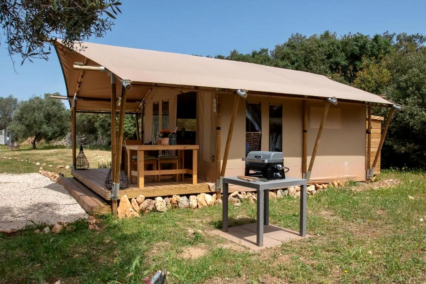 Idyllic Equipped Safari Tents Incredible for a Romantic Couple Retreat in Italy