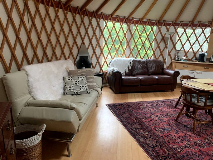 Private Yurt is the Perfect Place for a Washington Getaway | Yurts (Seabeck, Washington, United States of America)