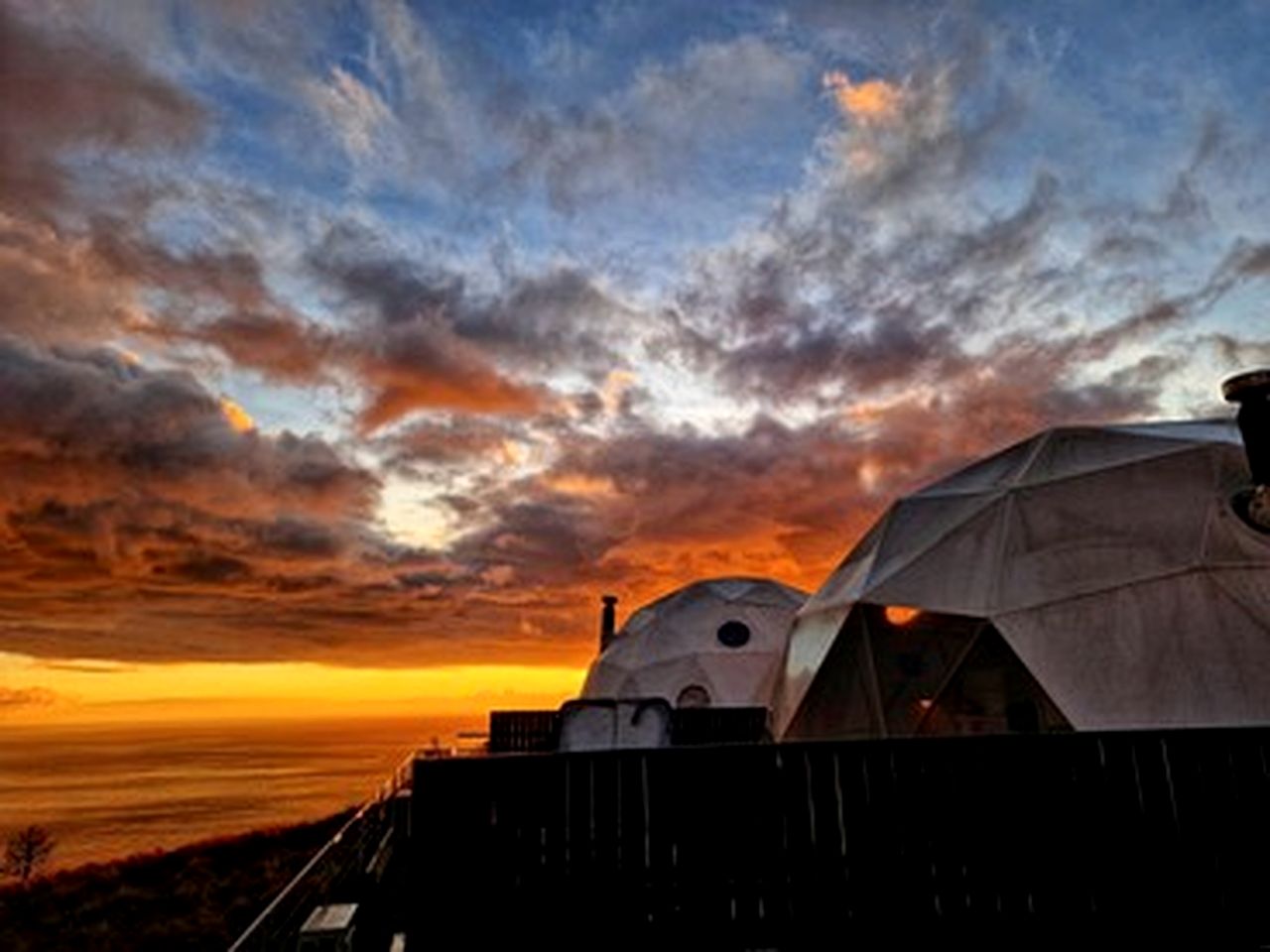 Unique Luxury Camping Dome with a Hot Tub on Madeira Island, Portugal | Domes (Prazeres, Madeira, Portugal)