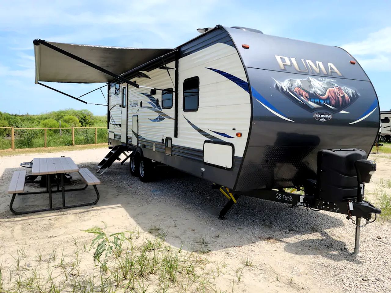 Luxury camping on Bolivar Peninsula