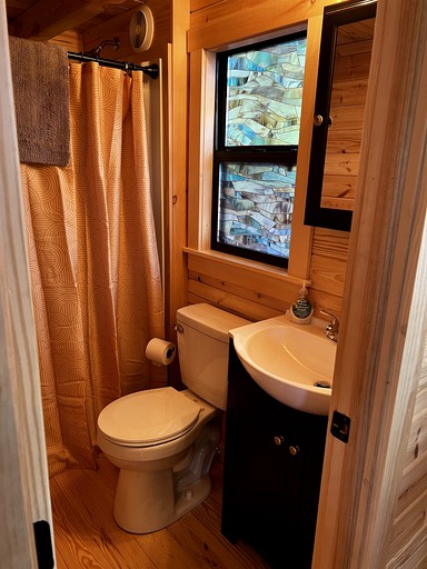 Water View Glamping Cabin on Trickey Pond for a Maine Adventure | Cabins (Naples, Maine, United States of America)