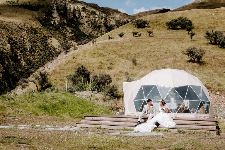 Domes (New Zealand, Moke Lake, South Island)