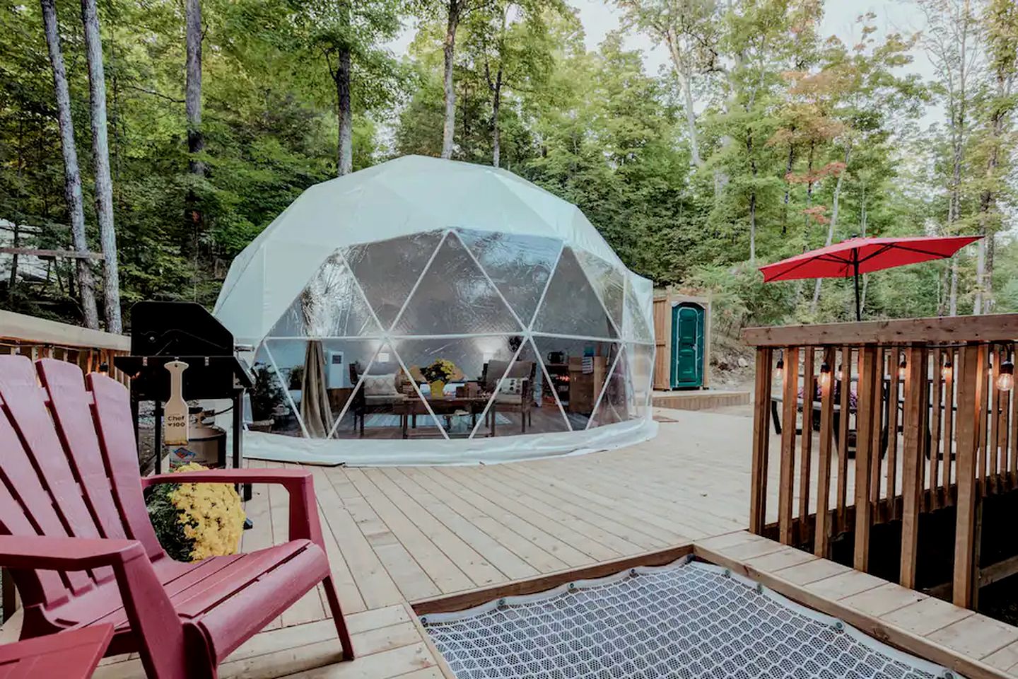 Ravine Dome Surrounded By Nature and Overlooking the Mississippi River in Ompah, Ontario