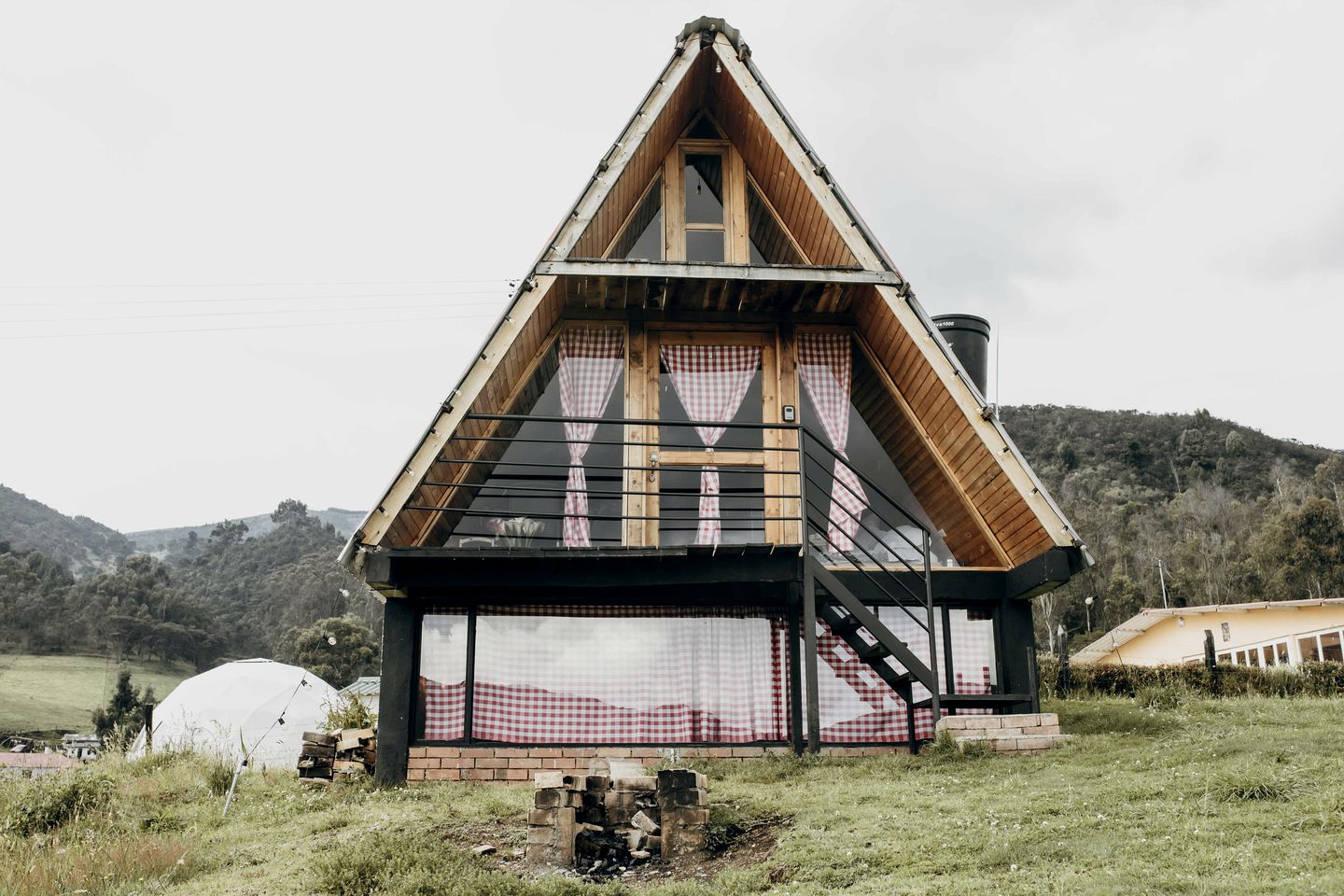 Wooden Lofted A-Frame Cabin Incredible for a Couples Retreat in Colombia