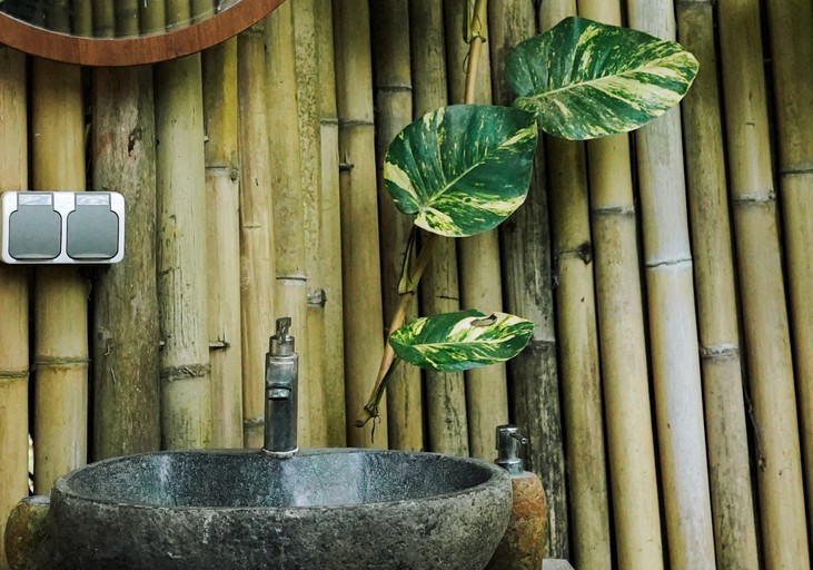 Huts (Indonesia, Labuan Lombok, West Nusa Tenggara)
