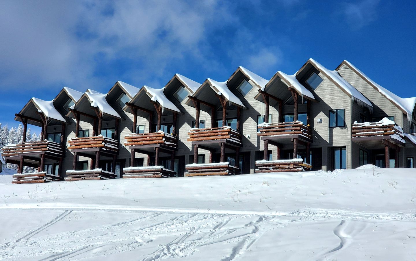 Cabins (United States of America, Big Sky, Montana)