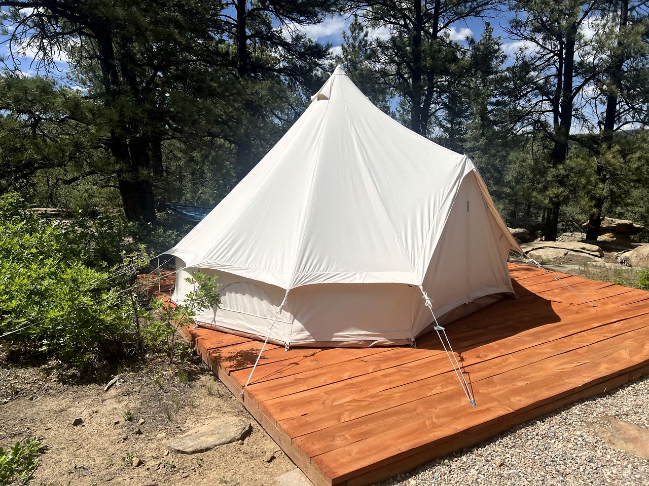 Private Bell Tent with Amazing Stargazing in Colorado