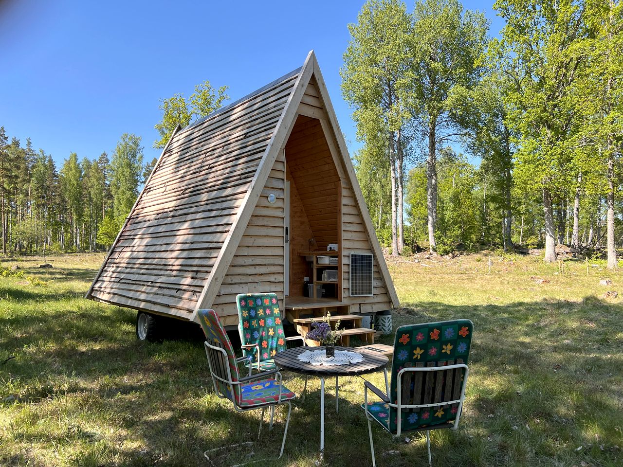 Unique A-Frame Great for a Glamping Experience in Sweden