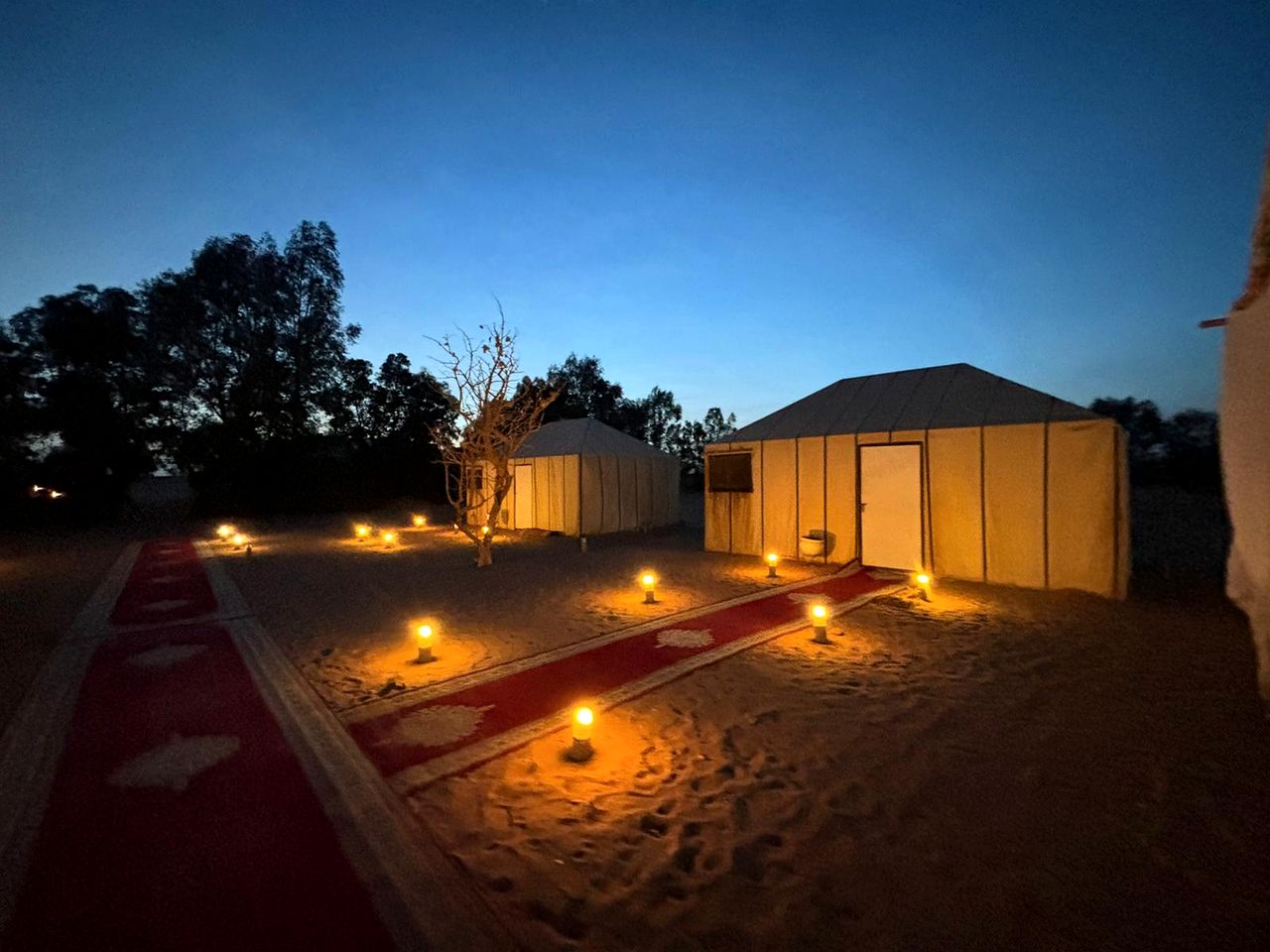 Remote Tented Cabins Ideal for a Desert Glamping Experience in Morocco