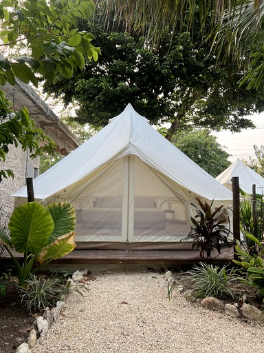 Bell Tents (Mexico, Bacalar, Quintana Roo)