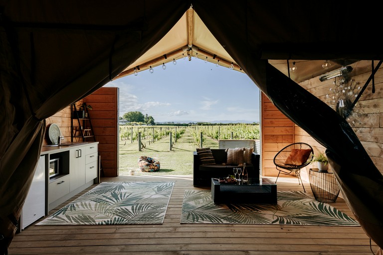 Safari Tents (New Zealand, Hastings, North Island)