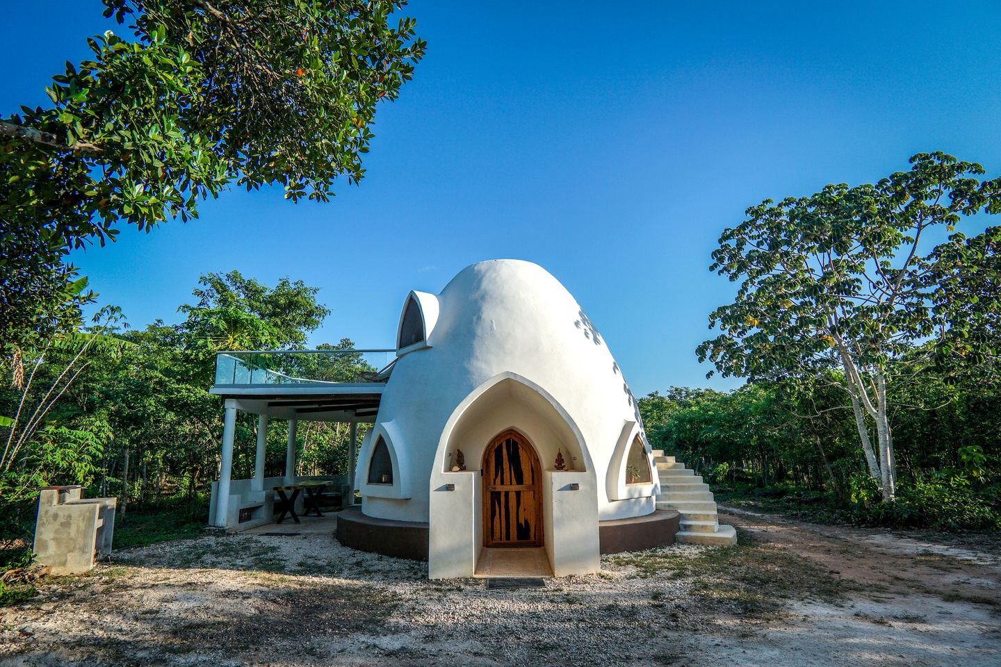 Magnificent Dome Surrounded by Trees in Solferino, Quintana Roo