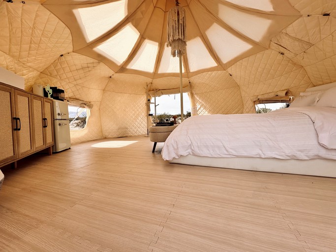 Yurts (United States of America, Wonder Valley, California)