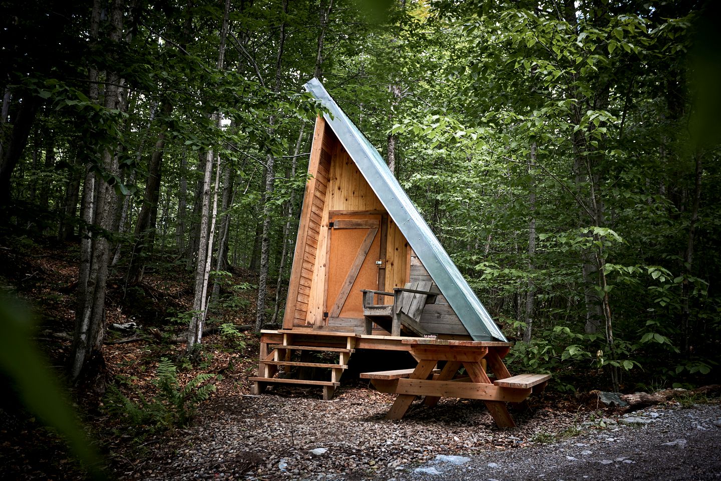 Breathtaking A-framed Tiny House in Albert Mines, Quebec
