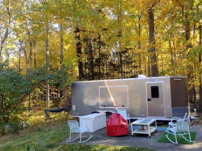Quaint Caravan with Skylight for a Unique Experience in Scituate, Rhode Island