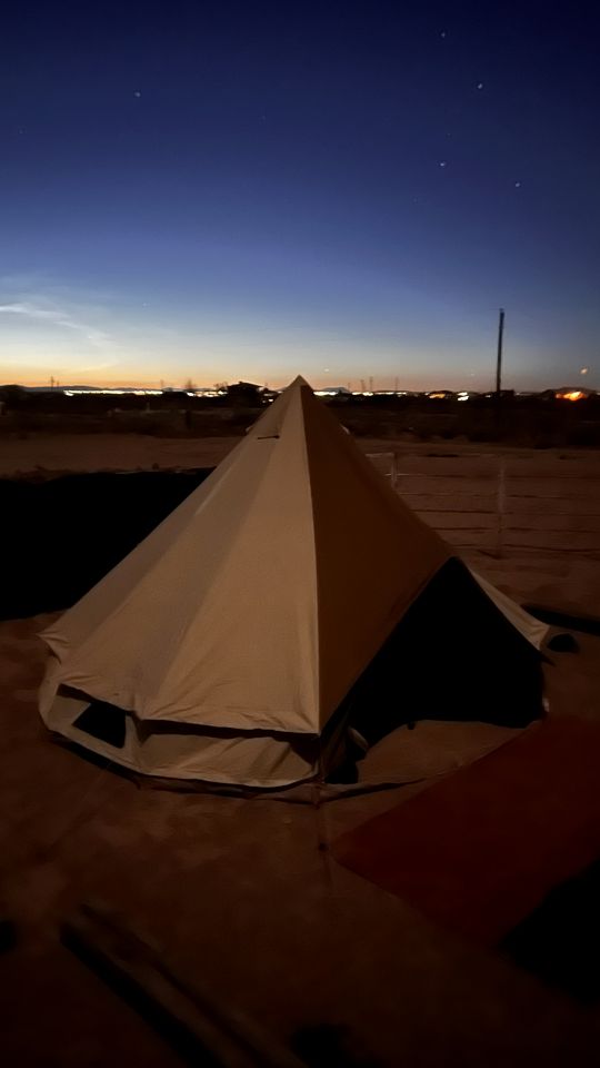 Scenic Off-Grid Glamping Camp with Private Chef & Starry Night Dining near Lincoln National Forest, Alamogordo, New Mexico