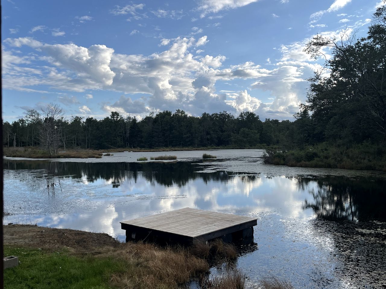 Secluded Glamping Tunnel Tent with Hot Tub & Private Pond near Clifton Township, Pennsylvania