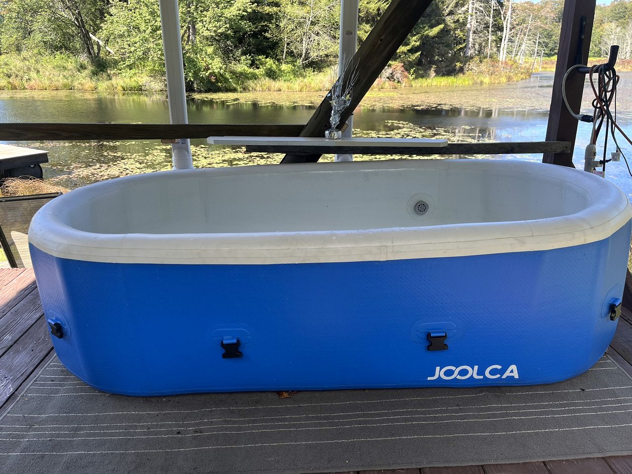 Secluded Glamping Tunnel Tent with Hot Tub & Private Pond near Clifton Township, Pennsylvania