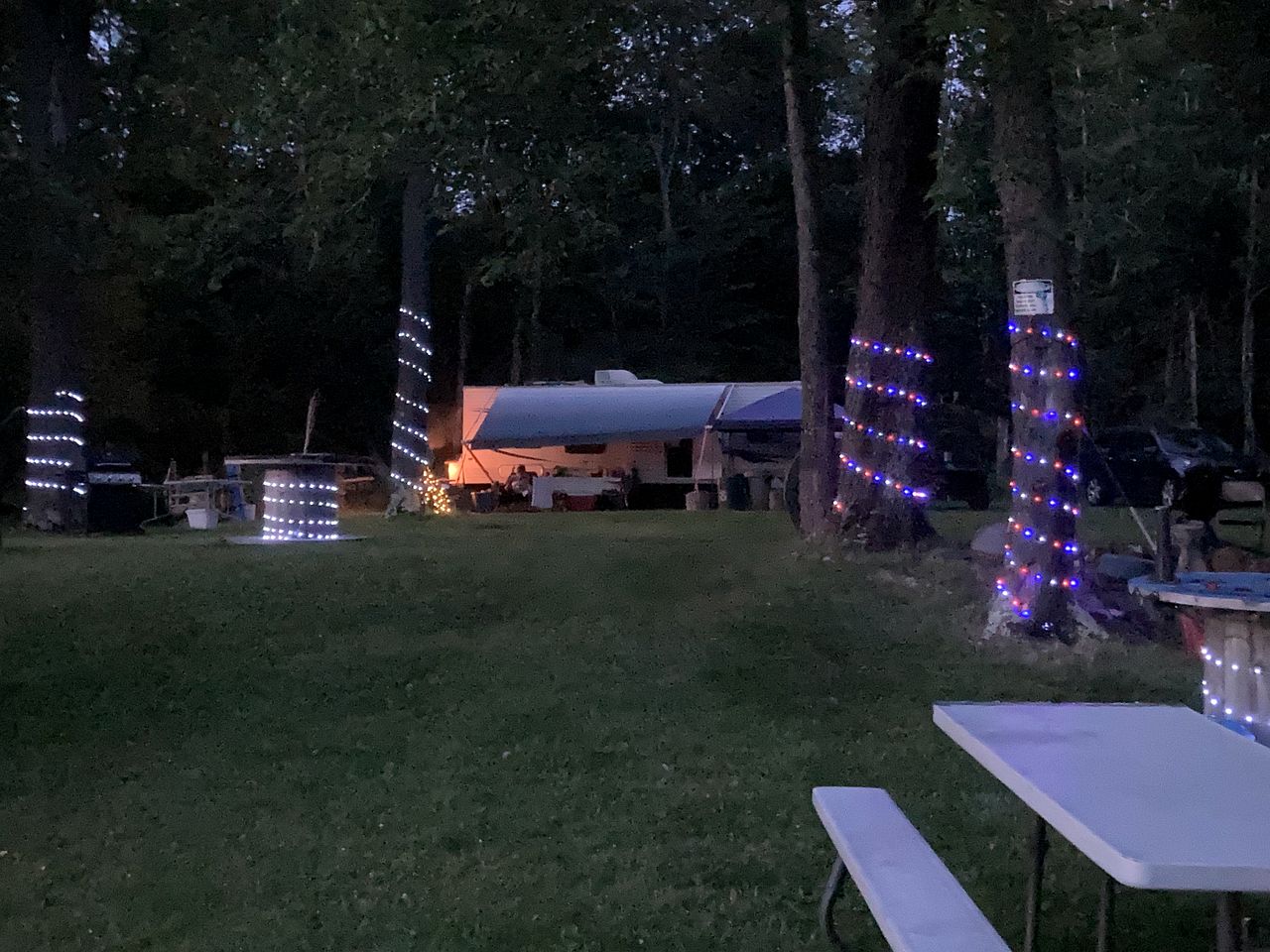 Secluded Glamping Tunnel Tent with Hot Tub & Private Pond near Clifton Township, Pennsylvania