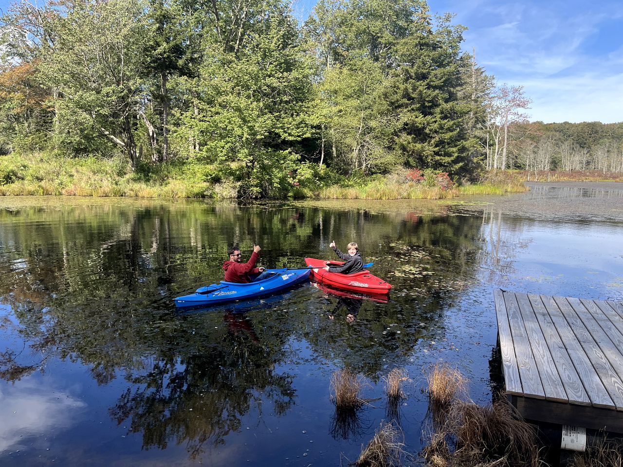 Secluded Glamping Tunnel Tent with Hot Tub & Private Pond near Clifton Township, Pennsylvania