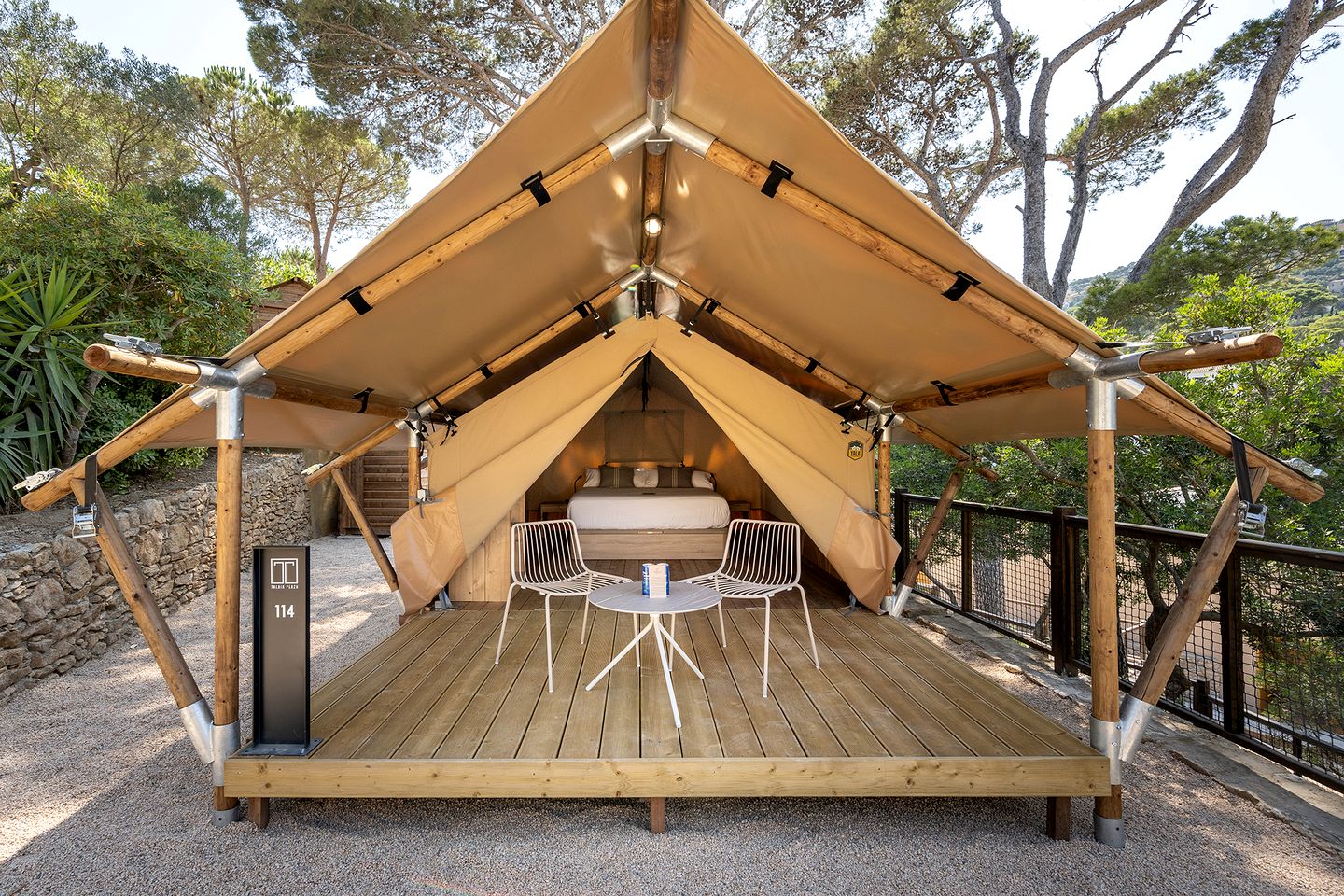Eco-Luxury Glamping Retreat in a Pine Forest Hideaway in Catalonia, Spain