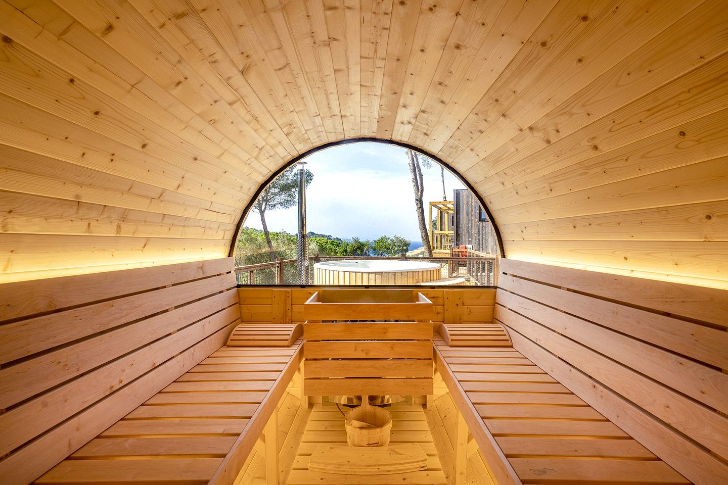 Eco-Luxury Glamping Retreat in a Pine Forest Hideaway in Catalonia, Spain