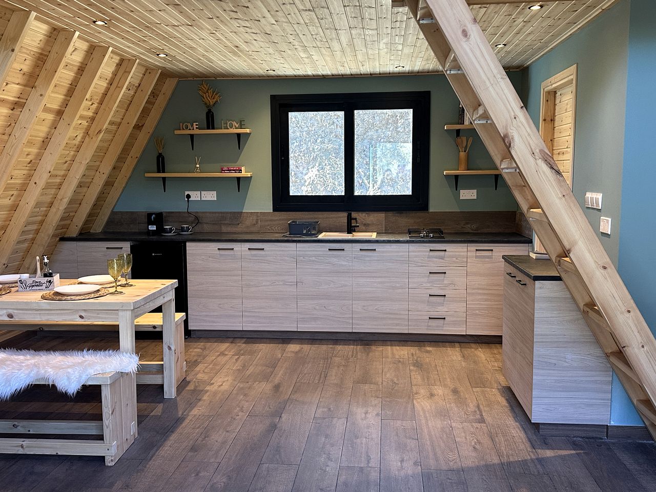 Cozy Mountain Cabin Hideaway for Slow Mornings and Valley Views in Limassol, Cyprus