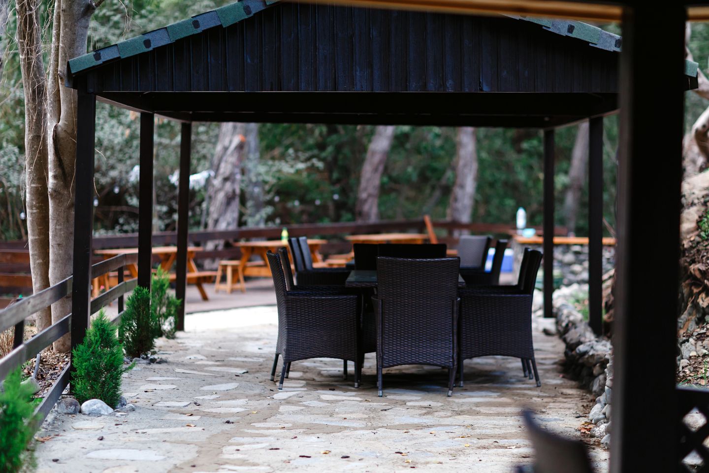 Panoramic Mountain A-Frame Cabin Retreat with Fireplace in Limassol, Cyprus