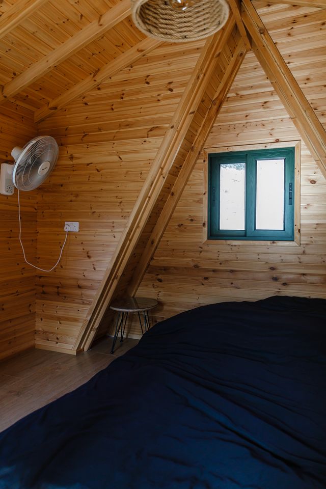 Panoramic Mountain A-Frame Cabin Retreat with Fireplace in Limassol, Cyprus