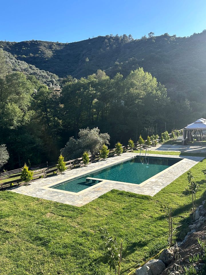 Unwind in a Warm Glamping Cabin with Serene Views & Fireside Comfort in Limassol, Cyprus