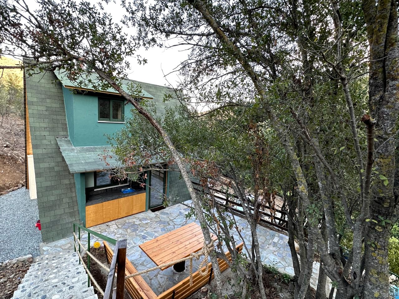 Unwind in a Warm Glamping Cabin with Serene Views & Fireside Comfort in Limassol, Cyprus