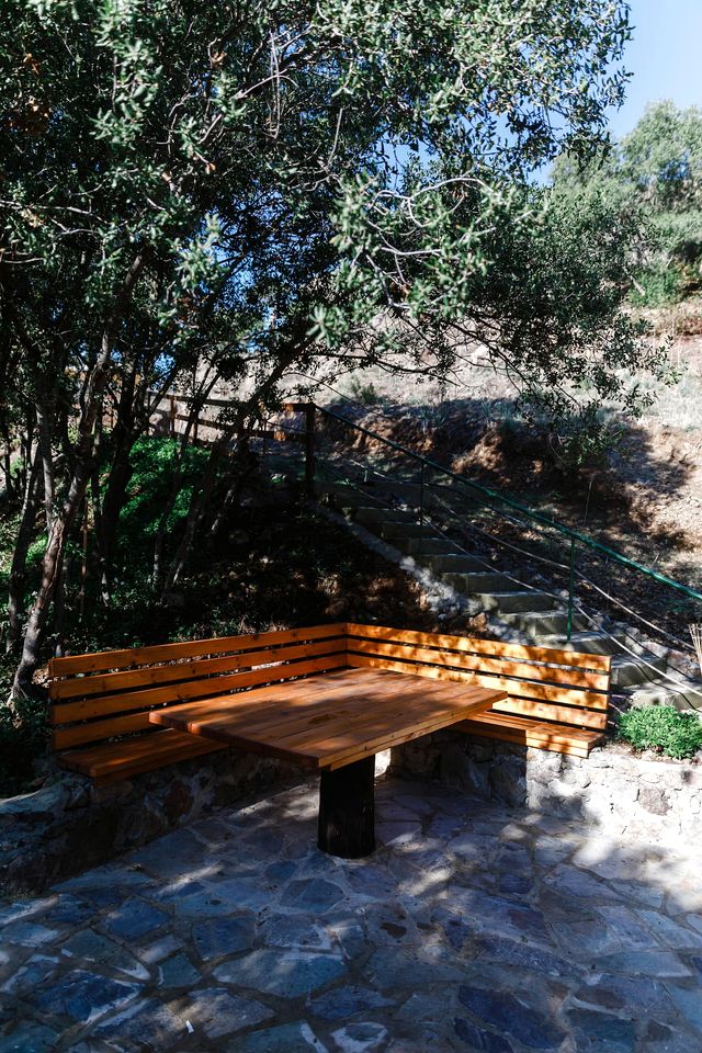 Unwind in a Warm Glamping Cabin with Serene Views & Fireside Comfort in Limassol, Cyprus