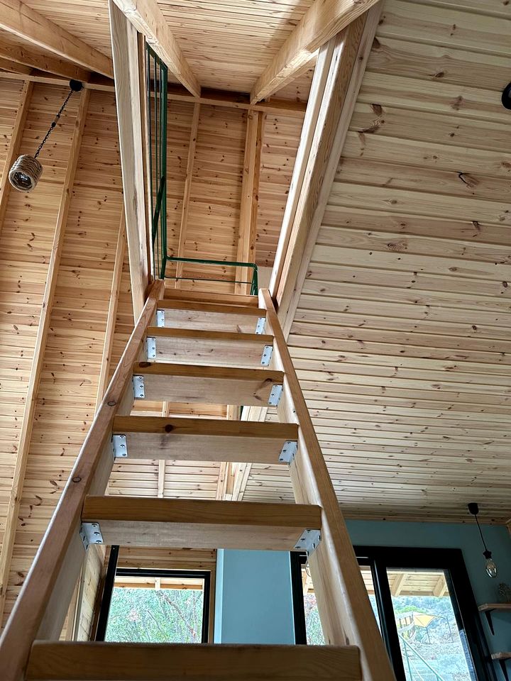 Unwind in a Warm Glamping Cabin with Serene Views & Fireside Comfort in Limassol, Cyprus