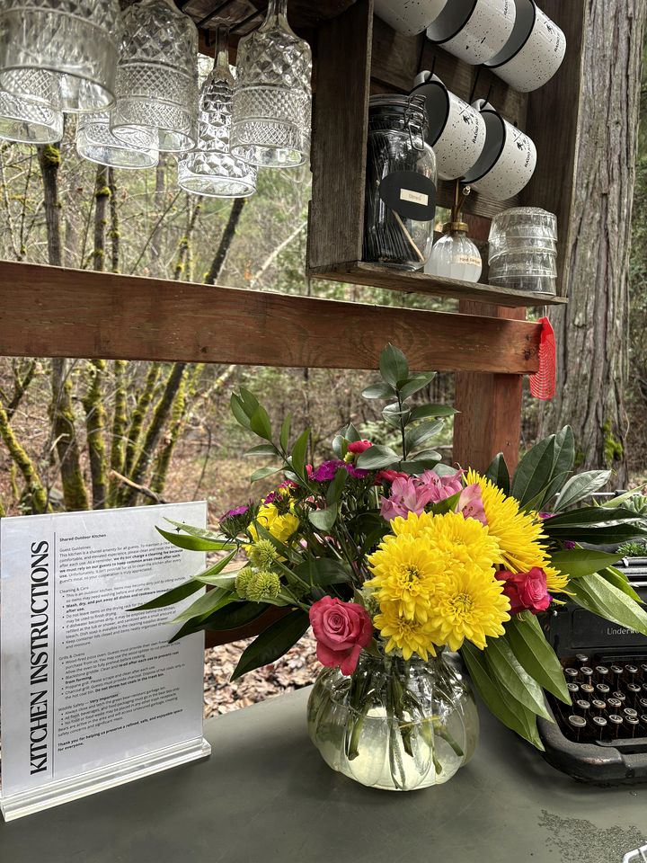 Secluded A-Frame Tiny Cabin with Waterfall View Near Shasta-Trinity National Forest, Burnt Ranch, California