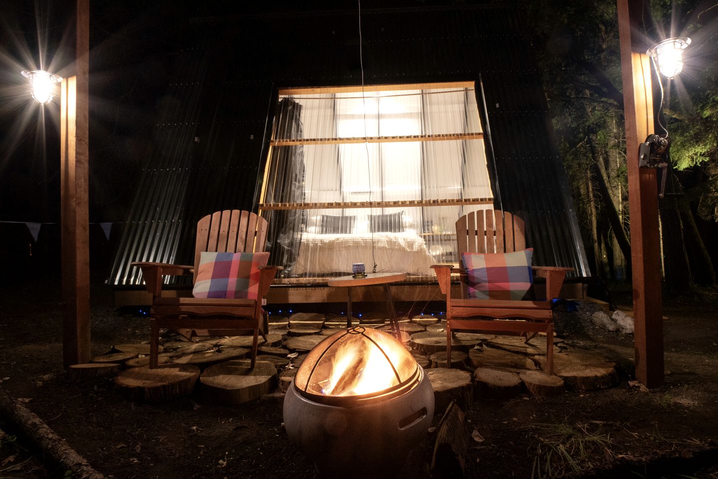 Secluded A-Frame Tiny Cabin with Waterfall View Near Shasta-Trinity National Forest, Burnt Ranch, California