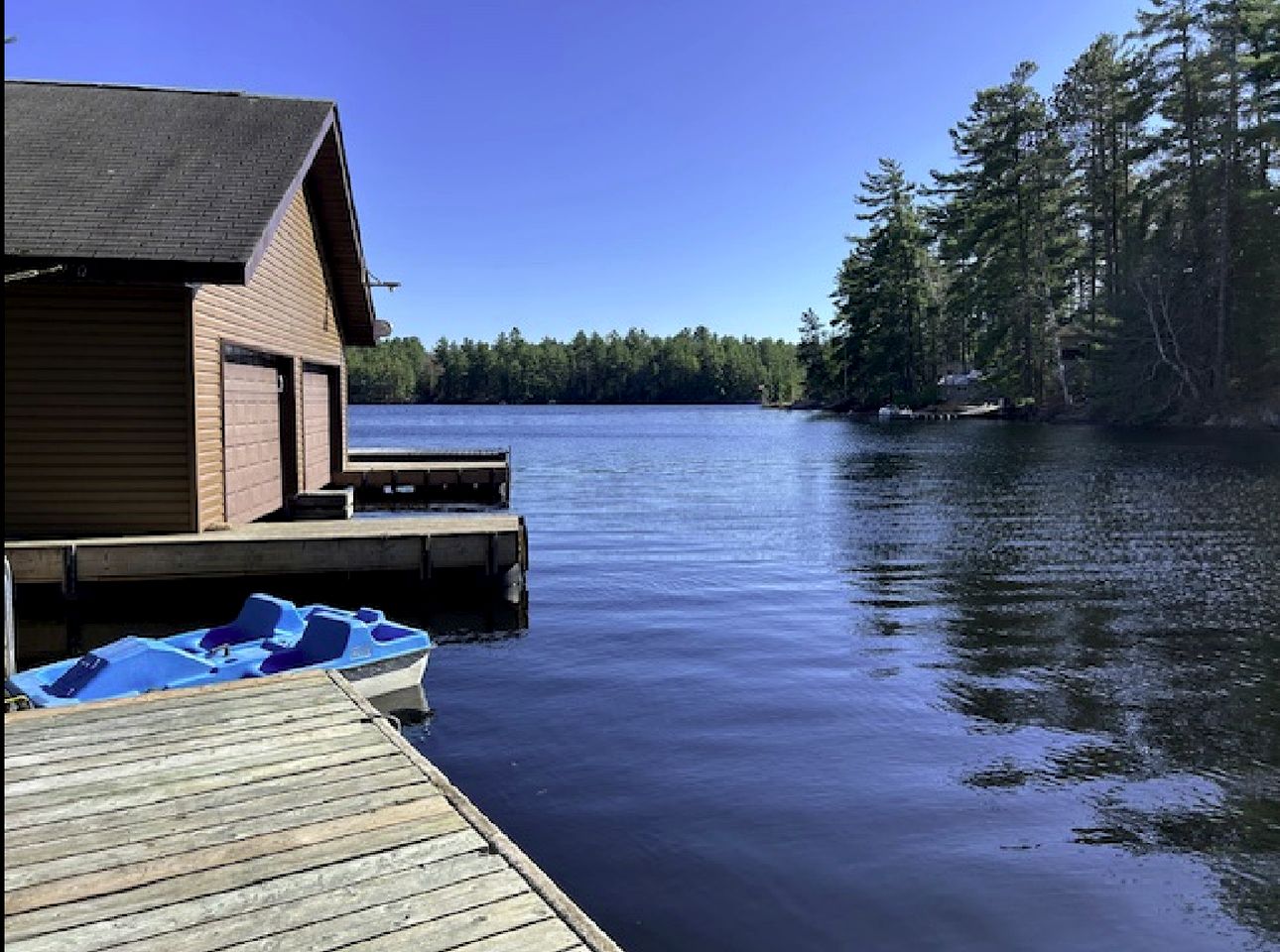 Unspoiled Lake Retreat with Dock, Fire Pit, and a Spa-Like Sauna in Ontario, Canada
