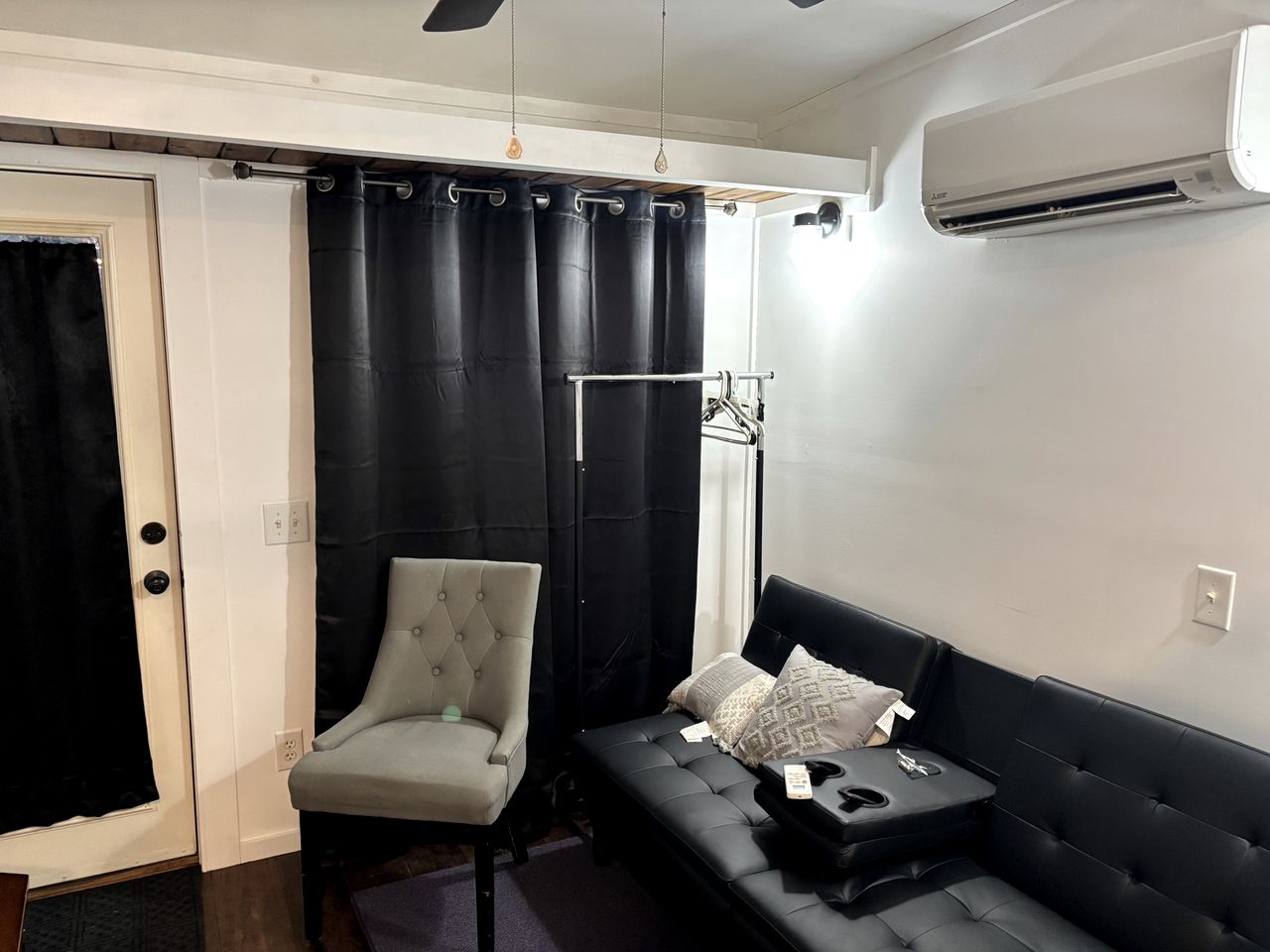 Peaceful Tiny Cabin Escape with Loft, Private Trail & Forest Views in Columbia, Tennessee