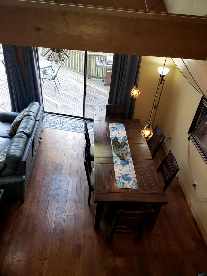 A-Frame Cabin Rental with Spacious Deck Overlooking the Cotee River, Florida