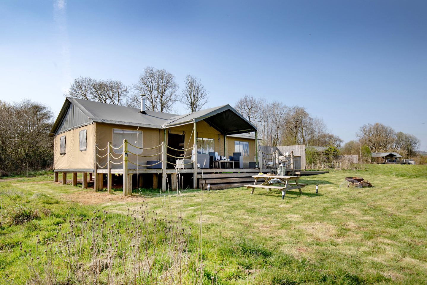 Charming Tented Cabin Located in Kittisford Barton, Somerset, England